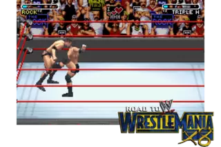 Image n° 3 - screenshots  : WWE - Road To WrestleMania X8
